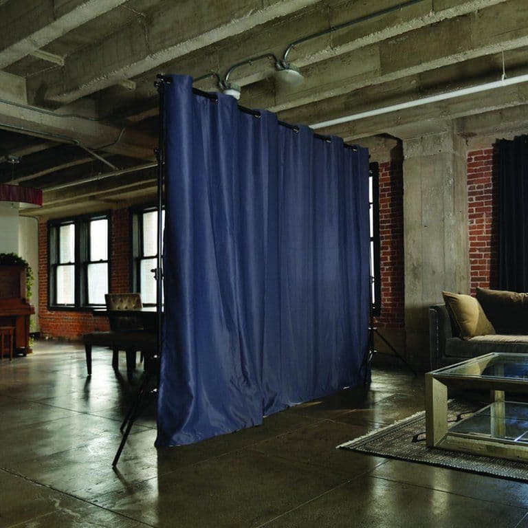 RoomDividersNow Premium Heavyweight Room Divider Curtain Kit