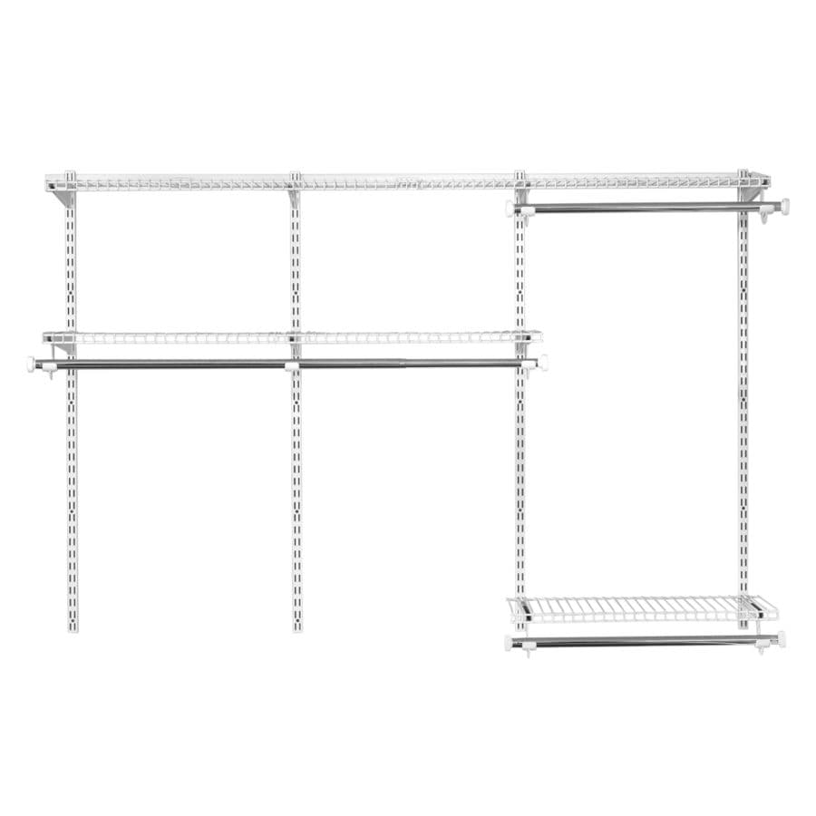 Amazing Rubbermaid Wire Shelving White Media Shelf