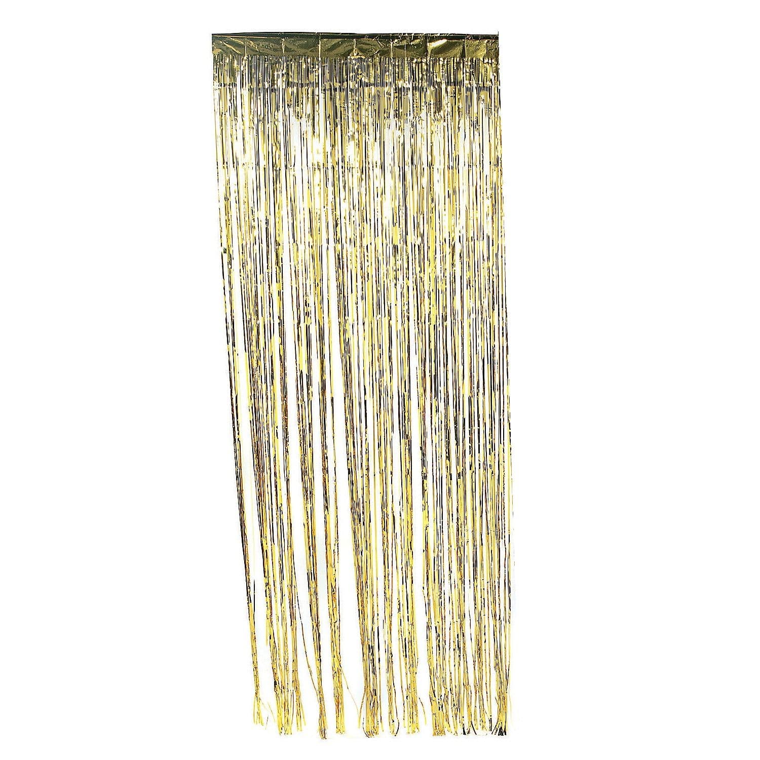 8$ RTD-2930 - Metallic Gold Foil Fringe Curtain | Curtain backdrops ...