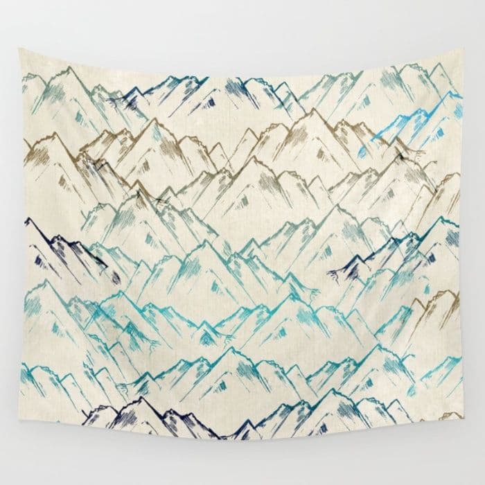 Mountains Wall Tapestry by Rskinner1122 | Society6 | Tapestry, Tapestry ...