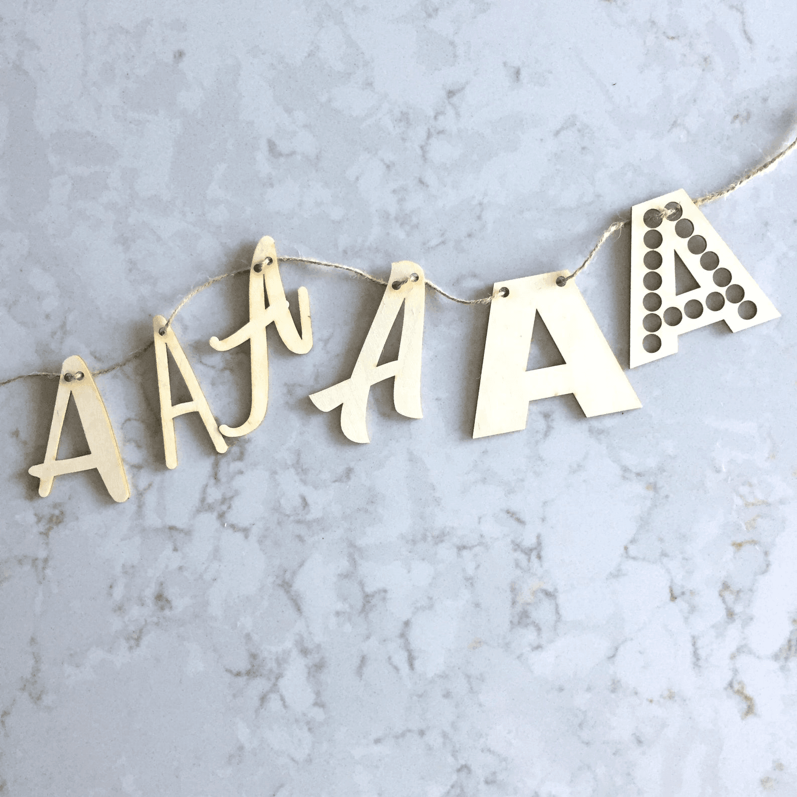 Custom Bunting // DIY Banner // Custom Letter Garland // Party Garland ...