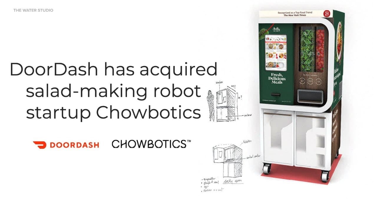DoorDash has acquired salad-making robot startup Chowbotics | Sally the ...