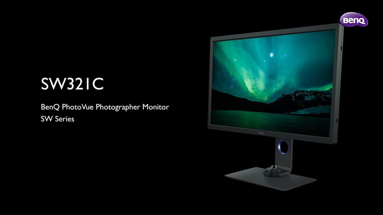 BenQ SW321C | Photographer Monitor with 32 inch, 4K Adobe RGB - YouTube