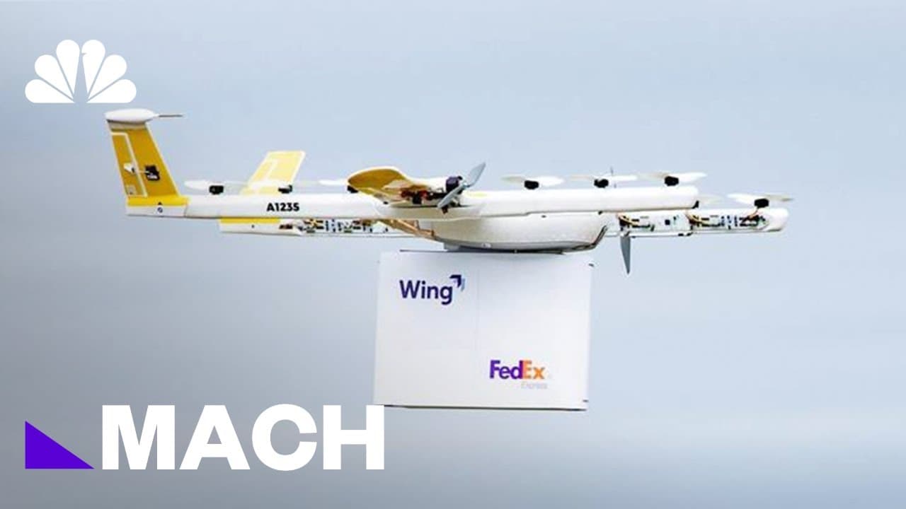 First Commercial Drone Home Delivery Service In U.S. Takes Flight ...