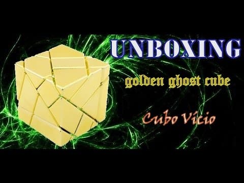 Unboxing Metalized Ghost cube (Golden) - YouTube