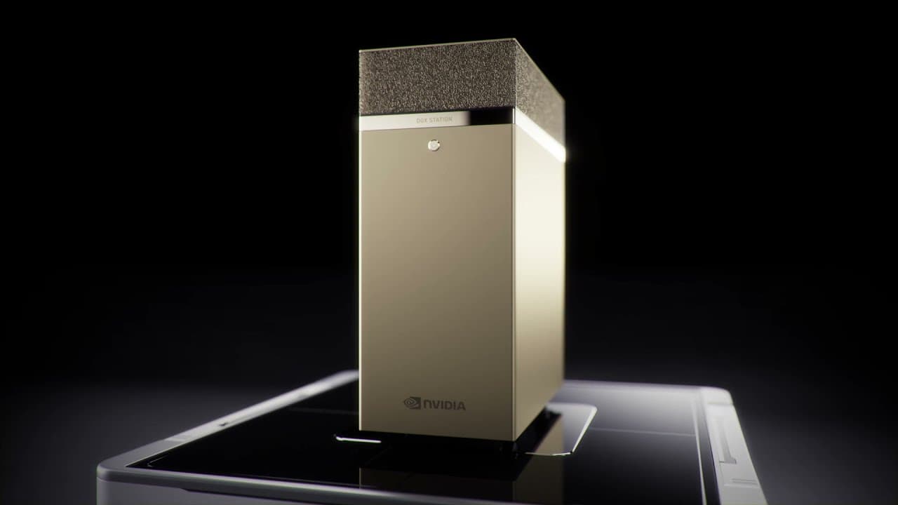 Introducing NVIDIA DGX Station A100 - YouTube