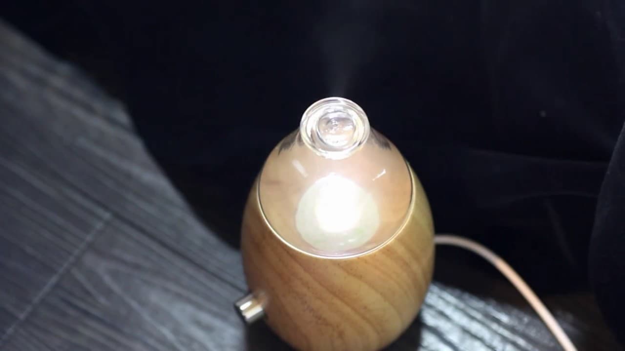 [Demo] Trillia BEEVEY Nebulizer Essential Oil Diffuser - YouTube