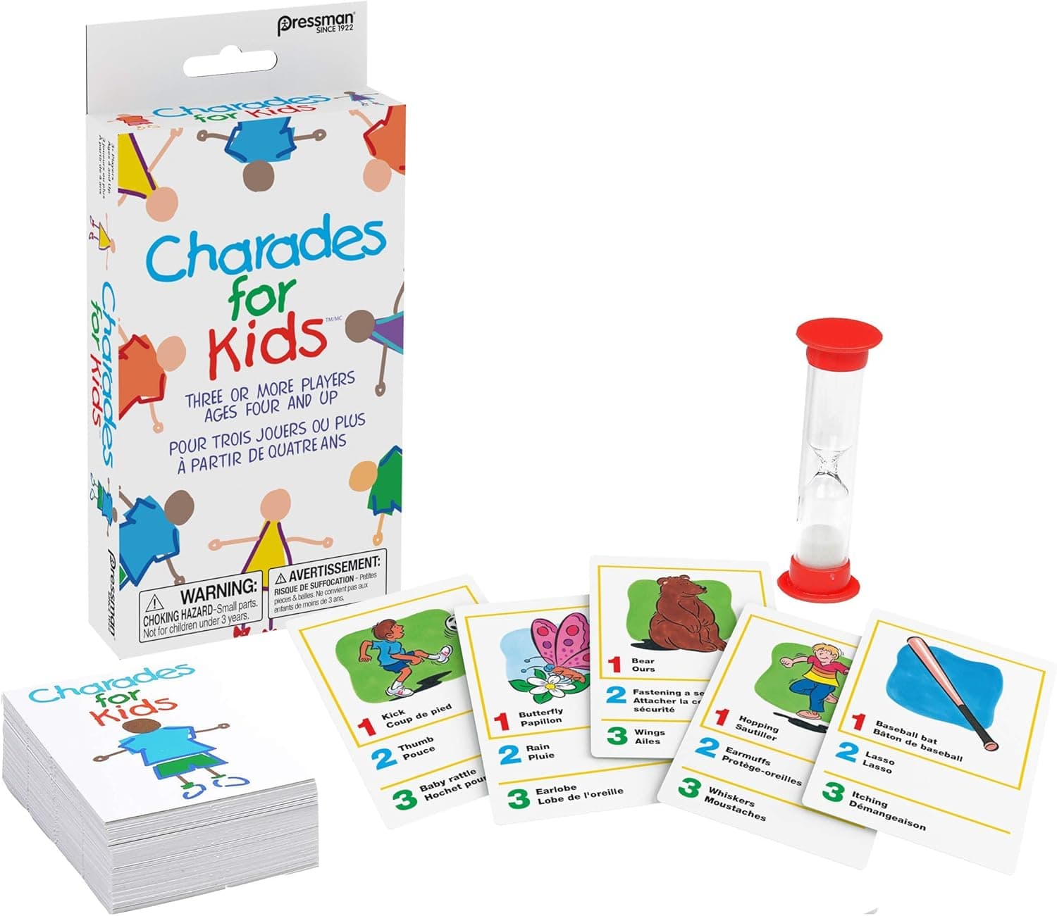 Buy Pressman Charades for Kids Peggable - No Reading Required Family ...