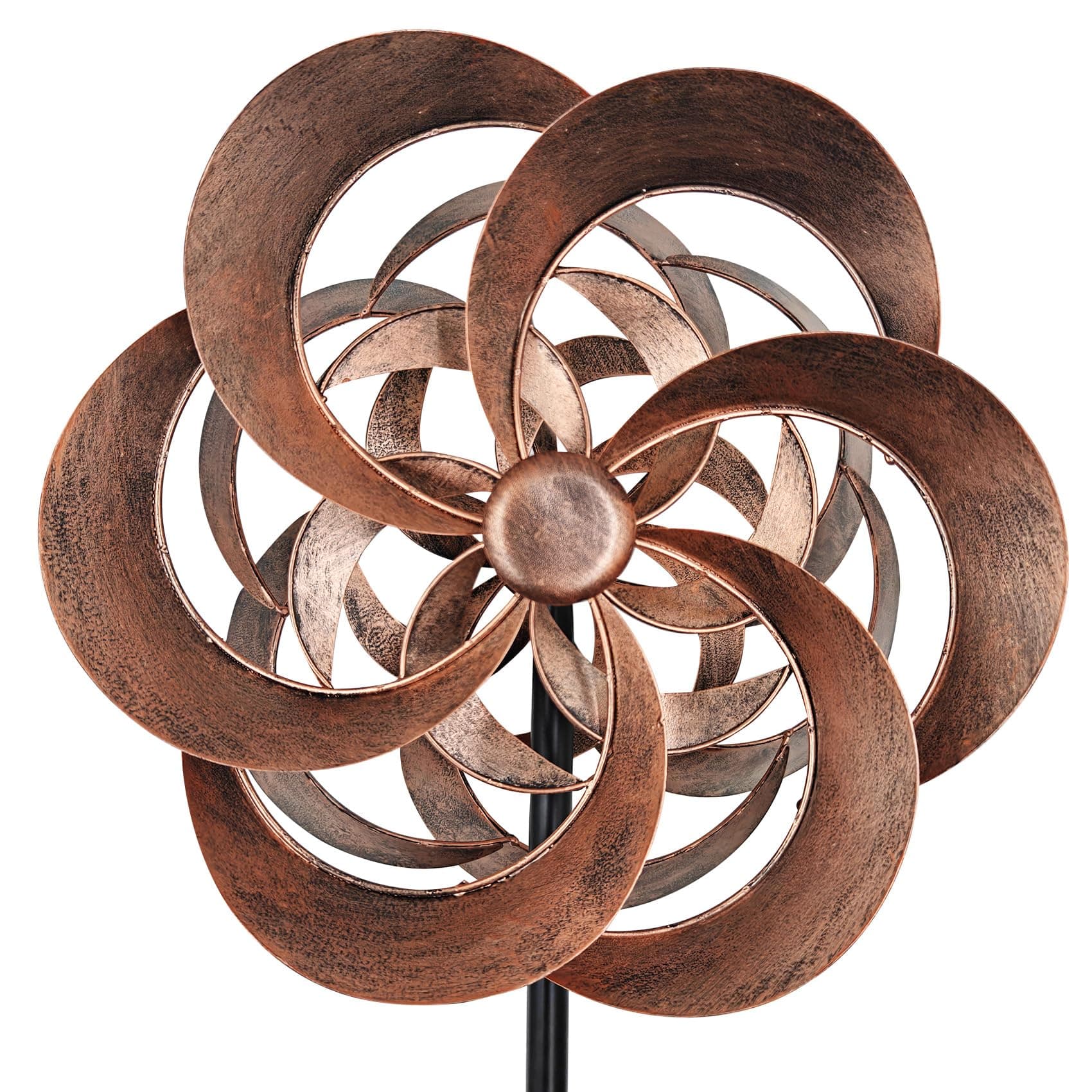 Gronhof Garden Wind Spinners Outdoor Metal, Copper Kinetic Wind ...