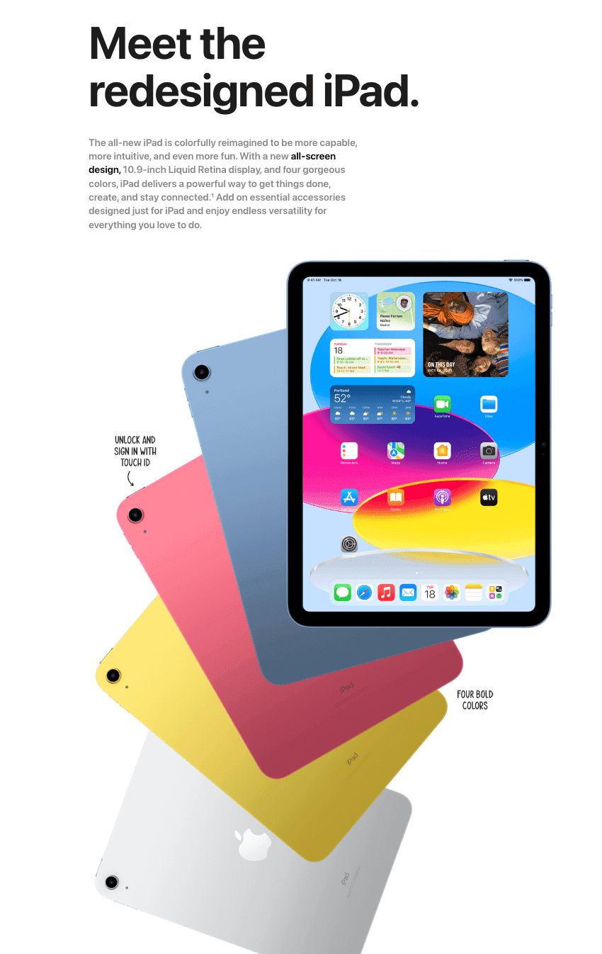 Apple iPad 10th Generation - Buy, Rent, Pay in Installments