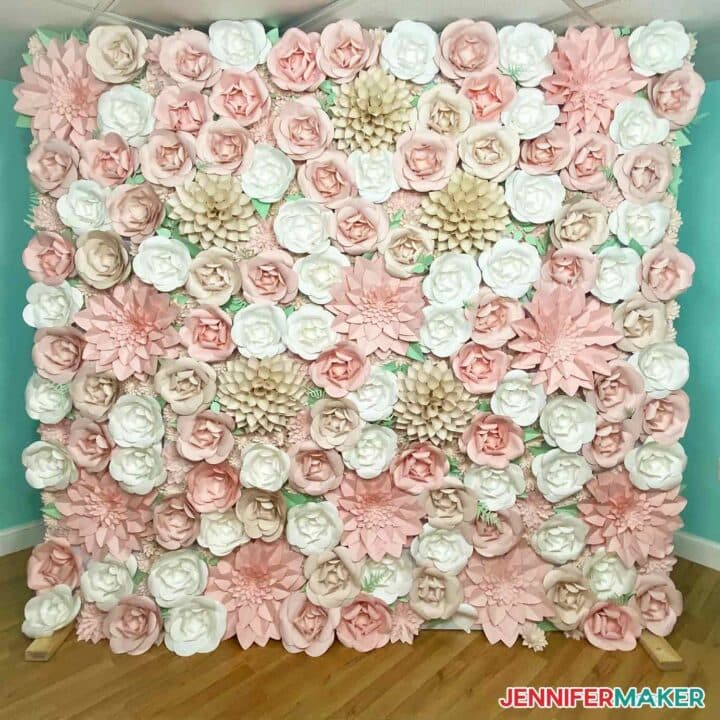 Diy Paper Flower Wall Decorations | Shelly Lighting