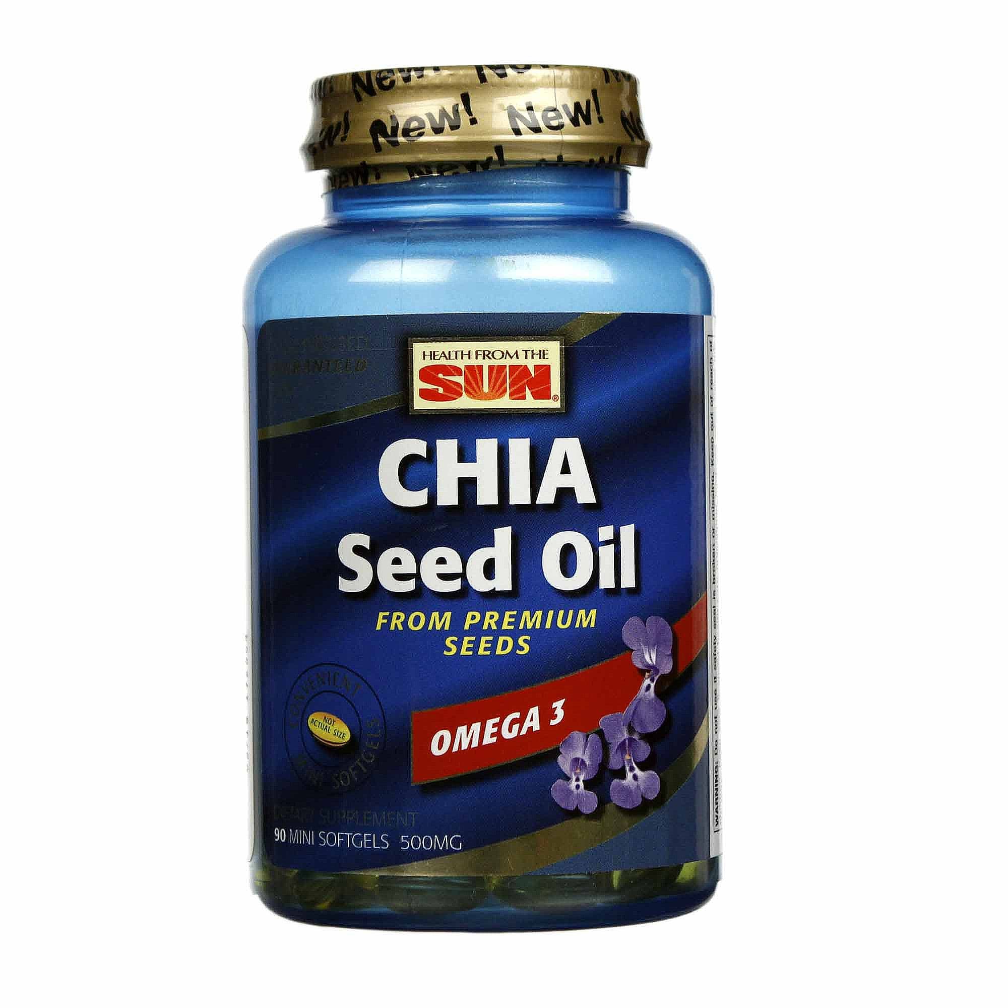 Chia Seed Oil 90 ct / Softgel – Lipo Natural