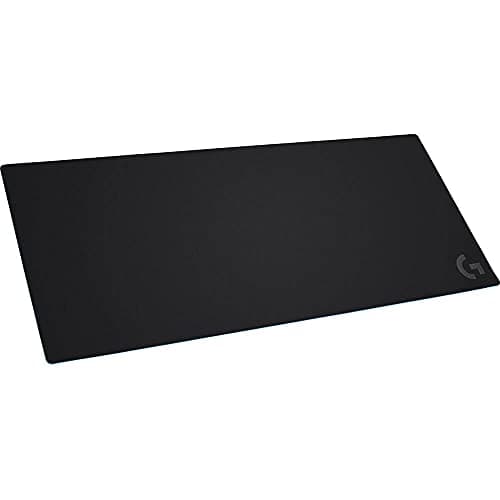 Logitech G840 XL Cloth Gaming Mouse Pad - 0.12 in Thin, Stable Rubber Base, Performance-Tuned Surface - Black
