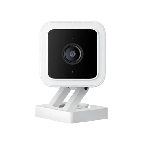 Wyze Cam v3 with Color Night Vision, Wired 1080p HD Indoor/Outdoor Video Camera, 2-Way Audio, Works with Alexa, Google Assistant, and IFTTT, White