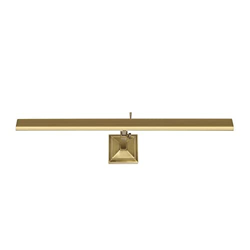 WAC Lighting Hemmingway 14 in. Burnished Brass LED Adjustable Picture ...