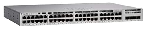 Cisco C9200L-48P-4X-E Catalyst 9200L 48x 1GB PoE+ RJ-45 4x 10GB SFP+ Network Switch 9200L-48P-4X-E (Renewed)