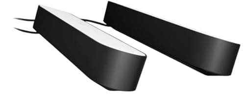 Philips Hue Smart Play Light Bar Base Kit, Black - White & Color Ambiance LED Color-Changing Light - 2 Pack - Requires Bridge - Control with App - Works with Alexa, Google Assistant and Apple HomeKit