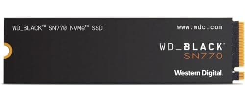 WD_BLACK 2TB SN770 NVMe Internal Gaming SSD Solid State Drive - Gen4 PCIe, M.2 2280, Up to 5,150 MB/s - WDS200T3X0E