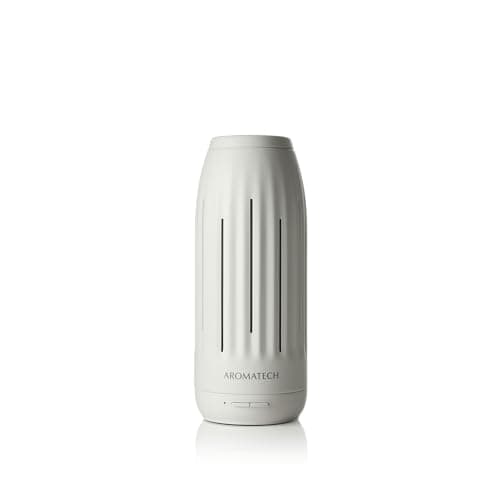 AromaTech New AroMini BT Plus Scent Diffuser w/Bluetooth – Cold-Air Diffusion Scent Machine for Home, Office, Hotel, Spa – Nebulizing Diffusion System for Essential Oil Blends (Gold)