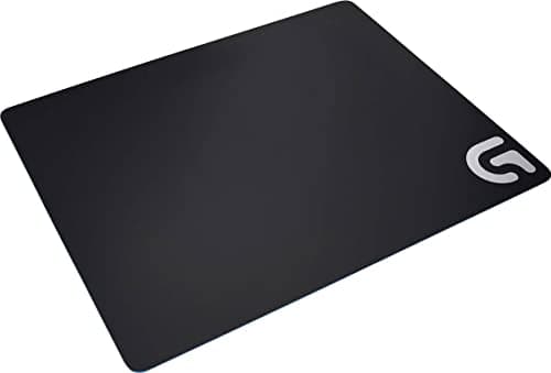 Logitech G440 Hard Gaming Mouse Pad, Optimized for Gaming Sensors, Moderate Surface Friction, Non-Slip Mouse Mat - Black