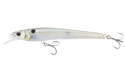 Nomad Design Shikari Fishing Lures, Premium Long-Casting, Shallow Diving, Slow Floating Jerkbait, for Inshore Saltwater Species Such as Snook, Redfish, 95 SUS FR 3-3/4" - 3/8oz, Gold Black Back