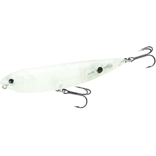 LUCKY CRAFT SW Sammy 100, Topwater Fishing Lures, Saltwater Bass Lures, 4" Length Floating Lure, Champion Walk-The-Dog Bait, Lake Bass Fishing Gear and Accessories (718 Chartreuse Black Head)