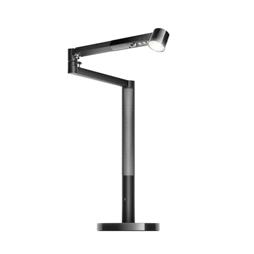 Dyson Lightcycle Morph Desk Lamp,Aluminum (White/Silver) - Intelligently Tracks Your Local Daylight - International Model