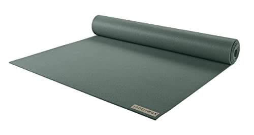 JadeYoga Harmony Yoga Mat- Durable & Thick Gym Fitness Mat, Non-Slip Natural Rubber Yoga Mat- Home Exercise & Stretching Mat, Workout Mat- Yoga, Pilates & Meditation for Women & Men (Jade Green, 68'')