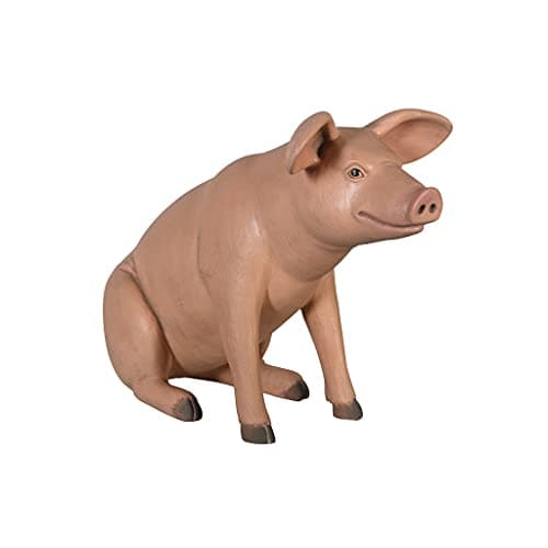 Design Toscano Sitting Pig Garden Statue