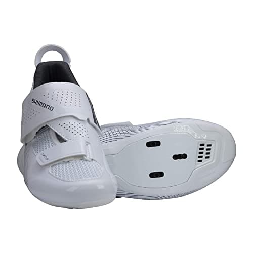 SHIMANO SH-TR501W Specialist Short Course Triathlon Shoe, White, 39