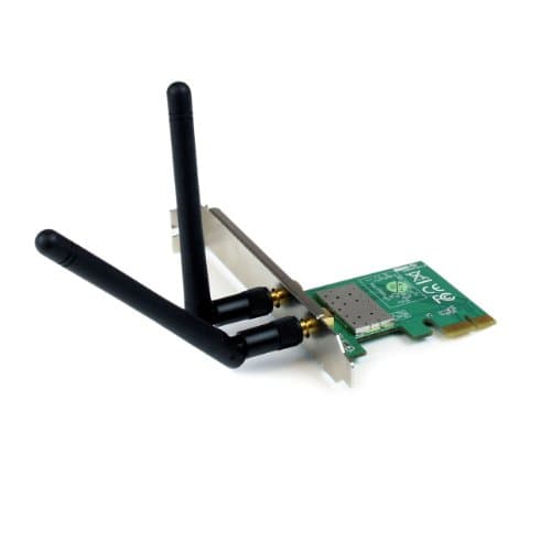 StarTech.com PCI Express Wireless N Card - 300 Mbps PCIe 802.11 b/g/n Network Adapter Card - 2T2R 2.2 dBi - PCIe Wireless Desktop Card (PEX300WN2X2)