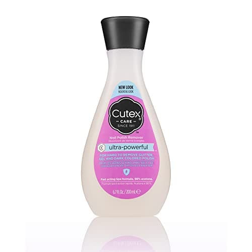 Bz Cutexx Ultra-Powerful Nail Polish Remover,6.7 oZ, 200ml, For Glitter, Gel and Dark Polish