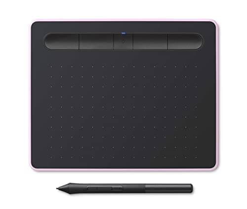 Wacom Intuos Wireless Graphics Drawing Tablet with 3 Downloadable Software Programs, 7.9" X 6.3", Black with Pistachio Accent (CTL4100WLE0), Small