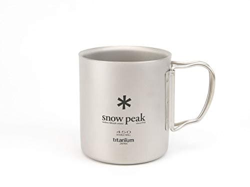 Snow Peak Titanium Double Wall 450 Mug | Silver | MG-053R