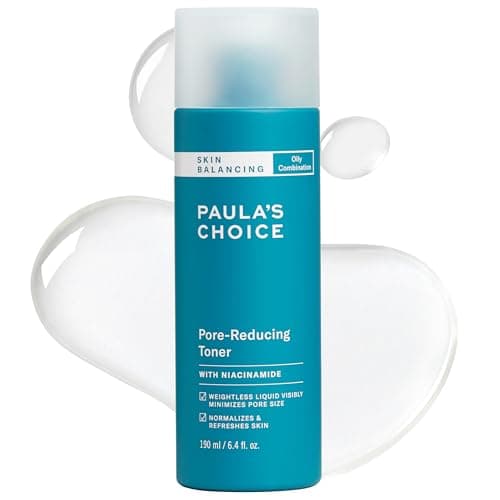 Paula's Choice SKIN BALANCING Pore-Reducing Face Toner with Niacinamide, Minimizes Large Pores, Replenishes and Hydrates Oily & Combination Skin, Fragrance-Free, 190 ml