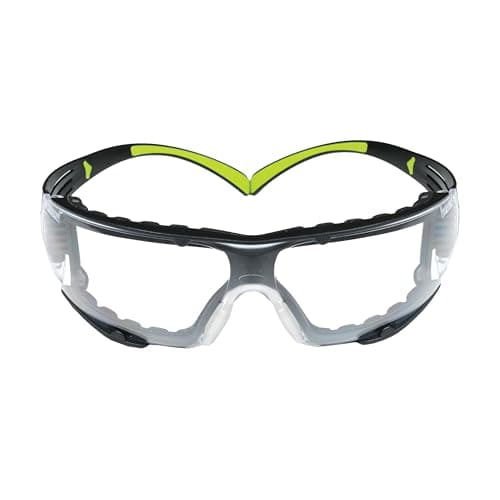 3M™ SecureFit™ 400 Safety Glasses, Black/Brown Frame, Scotchgard™ Anti ...