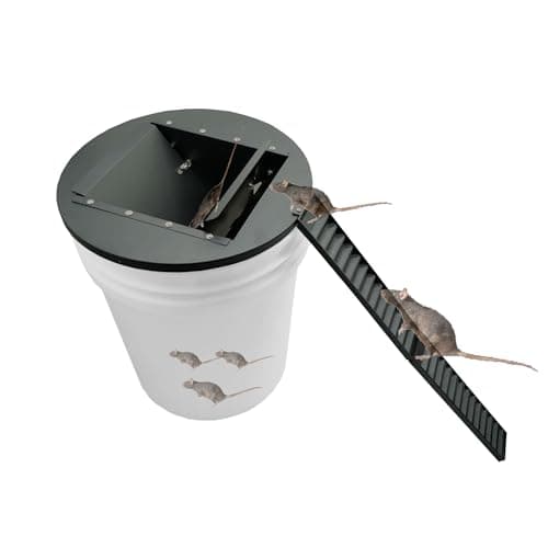 Bucket Lid Mouse Trap Metal 5 Gall…