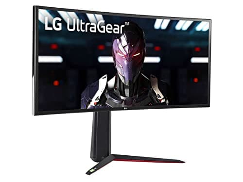 LG Ultragear 34GN850-B 34 Inch 21:9 Curved 144Hz 1ms Adaptive-Sync G-Sync Compatible Nano IPS Gaming Monitor, Black