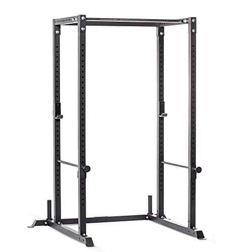 Bells of Steel Residential Power Rack, Squat Rack for Home Gym - Power Cage with J Cups and Safeties - Squats, Bench Press, and Deadlifts - 14 Gauge Steel, 700lb Weight Capacity