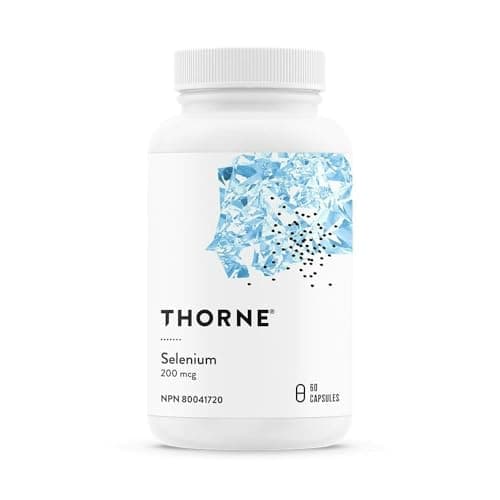 THORNE - Selenium (Formerly Selenomethionine) - 200 mcg Selenium Supplement for Antioxidant Support - 60 Capsules - 60 Servings