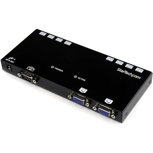 Startech.Com VGA-Over-LAN Extender - IP Video with 2-port USB ...