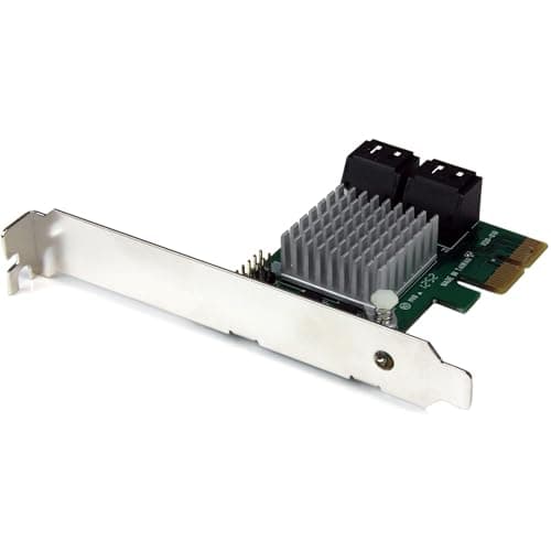 StarTech.com 4-Port PCI-Express SATA III 6Gbps RAID Controller Card ...