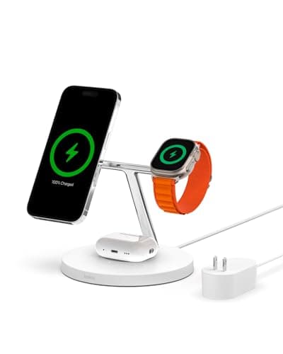 Belkin BoostCharge Pro 3-in-1 Wireless Charging Stand with MagSafe (2nd Generation)