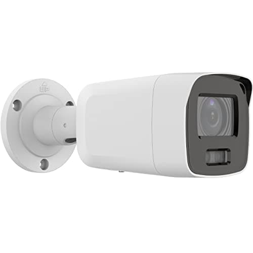 HIKVISION DS-2CD2087G2-gal 2.8MM, 8MP 24/7 Color Outdoor Fixed Bullet Network Camera with 2.8mm Lens and Smart Supplement Light, RJ45 Connection