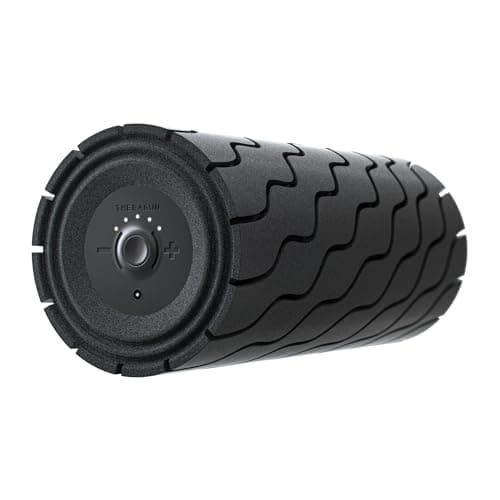 Therabody Wave Series Wave Roller - High Density Foam Roller for Body and Large Muscles. Bluetooth Enabled with 5 Customizable Vibration Frequencies in Therabody App
