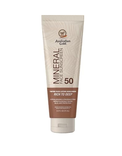 Botanical SPF 50 Tinted Face (3oz) Fair to Light - Australian Gold Canada