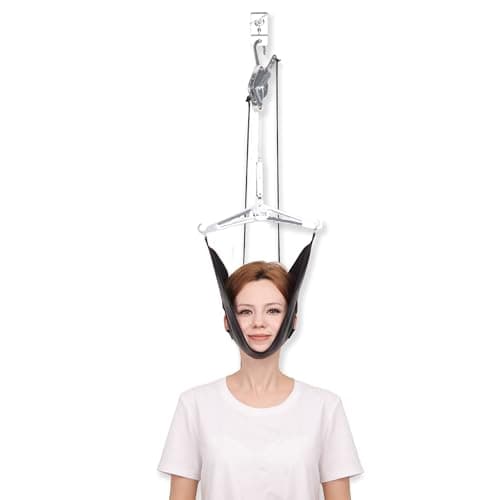 Cervical Neck Traction Device Inflatable Neck Stretcher,for Chronic Neck and Shoulder Pain Relief Traction Spine Alignment（Blue