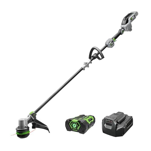 EGO POWER+ (15") 56-Volt Lithium-Ion Cordless String Trimmer w ...