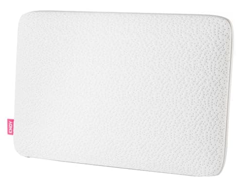 Endy Memory Foam Pillow – King, 18x33” – Hypoallergenic, Breathable Bed Pillow with Charcoal-Infused Foam, Removable Bamboo Polyester Cover with Ventilated Sides for Cooling, Firm Ergonomic Support