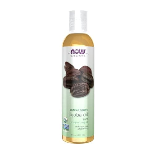 NOW Solutions, Organic Jojoba Oil, Moisturizing Multi-Purpose Oil for Face, Hair and Body, 118ml